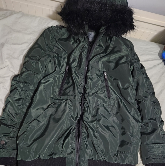 Green Hooded Jacket - Picture 1 of 3